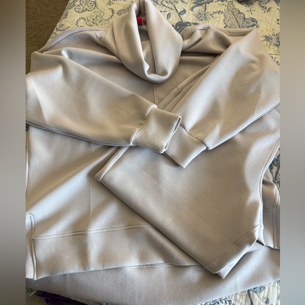 SPANX Air Essentials turtleneck tunic and slim straight pants size 1X